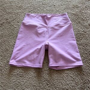Abercrombie YPB High-Waist Lavender Bike Shorts